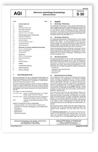 Merkblatt: AGI Arbeitsblatt S 30. Elektrisch ableitfähige Bodenbeläge (Säureschutzbau). Ausgabe Mai 2005, , Merkblatt: AGI Arbeitsblatt S 30. Elektrisch ableitfähige Bodenbeläge (Säureschutzbau). Ausgabe Mai 2005