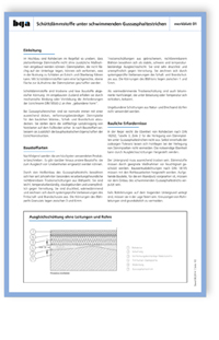 bga Merkblatt 01, Stand August 2014. Schüttdämmstoffe unter schwimmenden Gussasphaltestrichen