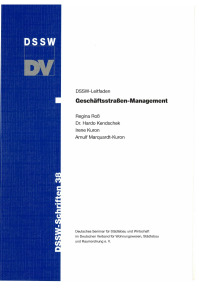 Geschäftsstraßen-Management. DSSW-Leitfaden