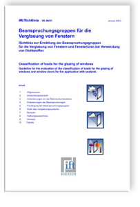 Merkblatt: ift-Richtlinie VE-06/01 - Beanspruchungsgruppen für die Verglasung von Fenstern. Richtlinie zur Ermittlung der Beanspruchungsgruppen für die Verglasung von Fenstern und Fenstertüren bei Verwendung von Dichtstoffen, , 978-3-8167-7700-7 Merkblatt: ift-Richtlinie VE-06/01 - Beanspruchungsgruppen für die Verglasung von Fenstern. Richtlinie zur Ermittlung der Beanspruchungsgruppen für die Verglasung von Fenstern und Fenstertüren bei Verwendung von Dichtstoffen