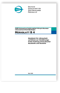 Merkblatt B 04.... | DGZfP-Merkblätter | baufachinformation.de
