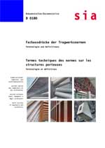 Fachausdrücke der Tragwerksnormen. Terminologie und Definition.