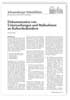 Dokumentation von Untersuchungen und Ma�nahmen an Kulturdenkm�lern. 